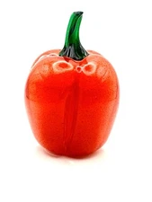 LENOX Red Pepper "Hot & Spicy" Paperweight Art Glass