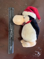 Vintage Opus Penguin Santa Hat Plush Stuffed 1986 Christmas - NO TAGS