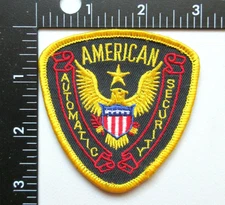 AMERICAN AUTOMATIC SECURITY UNIFORM JACKET VEST COLLECTIBLE PATCH