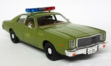 Greenlight 1/24 Scale - 1977 Plymouth Fury The A-Team Army Police Diecast Car