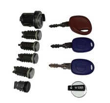 Genuine Fiat Lock Set Keys - Bravo Brava 735241399