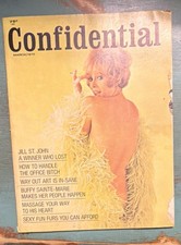 Vintage Confidential March 1970 Vol 18 No 3 Jill St. John, Buffy Sainte-Marie E…