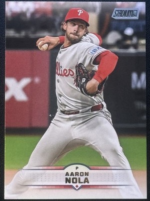 2025 Topps Stadium Club 145 Aaron Nola Philadelphia Phillies
