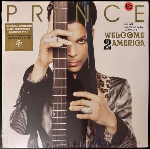 NEW Prince - "Welcome 2 America" 2 LP Vinyl Record 2021 Sealed M/NM