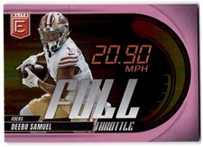 2025 Donruss Elite #25 Deebo Samuel Full Throttle Pink