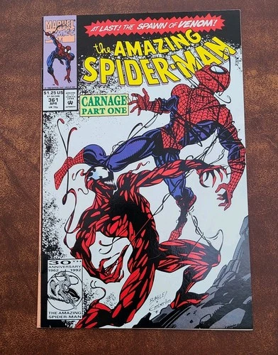 Amazing Spiderman 361 1st Carnage Marvel Comics NM