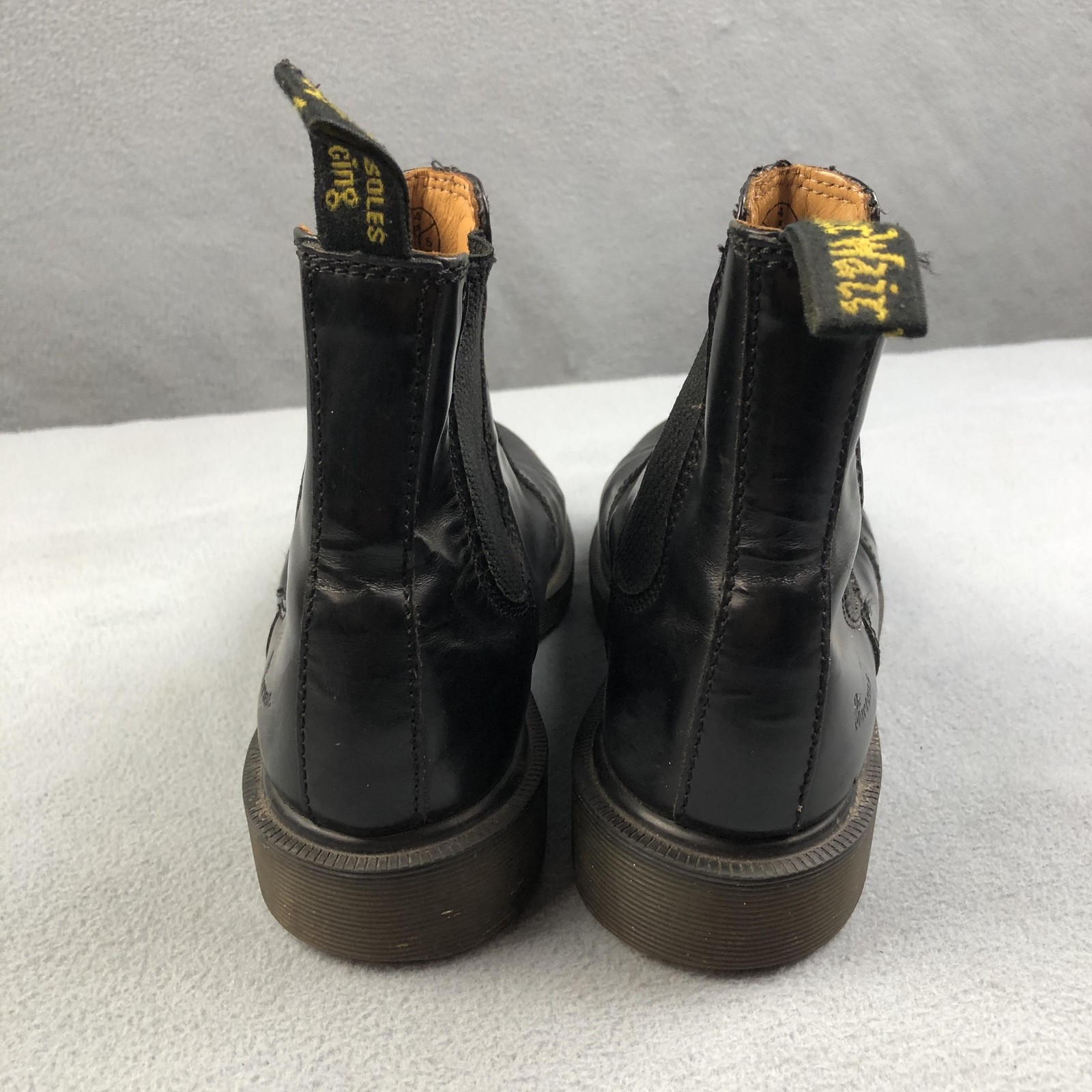 Dr Doc Martens Boots Womens size 6 Mens 5 Black Chelsea Soft Toe Shoes Leather thumbnail 8