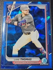 2024 Bowman Chrome Sapphire #75 Lane Thomas Washington Nationals