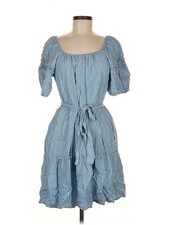 Karen Kane Women Blue Casual Dress M