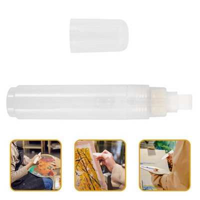  Water-based Paint Marker Flat Head Refillable Clear Acrylic Pens
