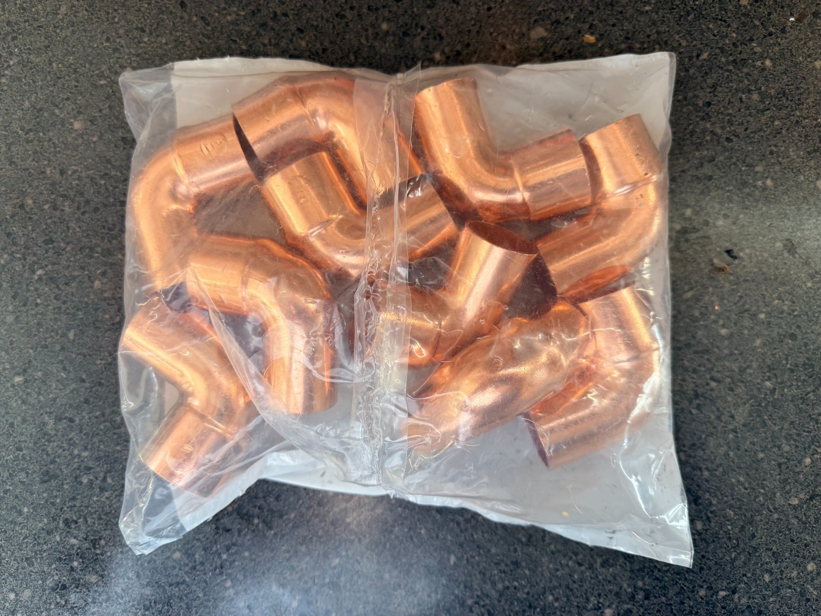 10PC  Copper Fittings, 1" C X FTG -90-Degree Copper Street Elbow - Made in USA