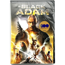 BLACK ADAM (2022) DVD Johnson Hodge Bronson - NIW Unopened