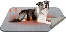 Homimp Self Warming reusable dog training pads,Non-Slip L(36 x 24), Grey 