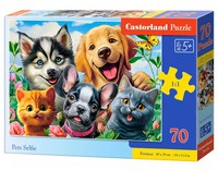 Puzzle 70 ElementóW. Selfie ZwierzakóW Castorland