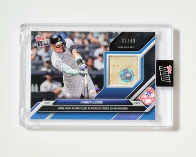 2024 Topps Now MLB 594 Aaron Judge 50th Home Run BABE RUTH GAME 