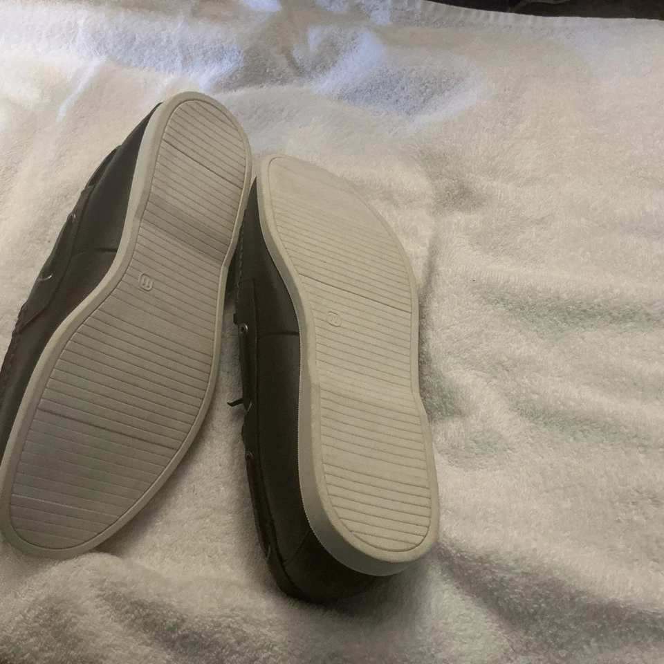 MOCASSIM MASCULINO ANTIGO MARINHO TAMANHO 11 MARROM USADO UMA VEZ - Imagem 3 de 4