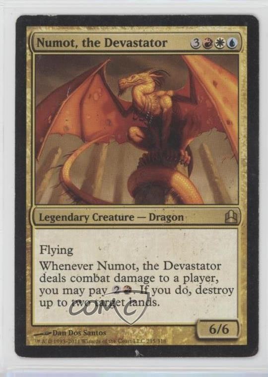 Numot the Devastator Magic: Commander 2011 #215