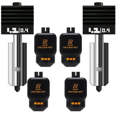 2PK 0.4mm Nozzle For Bambu Lab P2S X2D H2D Hotend