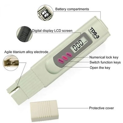 TDS Wate Quality Testing Pen Drinking Water High-precision Wate Pen for Home Use