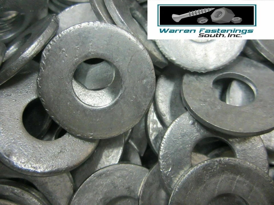 75 Piece Galvanized Assembly 1/2"-13 Carriage Bolts, Flat Washers & Nuts - Image 2 of 4
