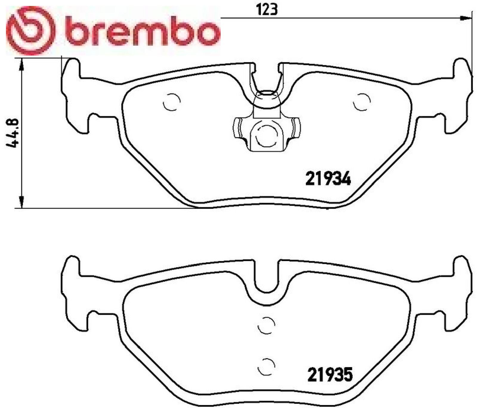 Für BREMBO KLOCKI SZCZEKI CYLINDERKI P 71 006 BRAKE PADS REAR - Bild 3