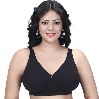 TRYLO Riza ComfortFit Women's Pure Cotton Non-Padded Non-Wired Seamless Molde...