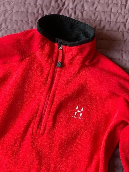 Women Haglofs Sweater Red Fleece 36 / S / 44