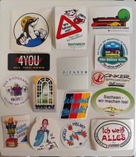 15 verschiedene Aufkleber-Sticker