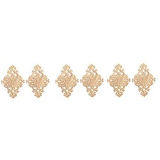 21 x 15 cm  Geschnitzt Unlackiert Onlay Applique Möbel Haus , 6 St9252