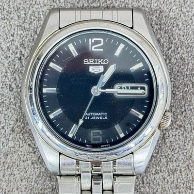 Seiko 5 Automatic Watch 21 Jewels 7S26-01V0 See-Through