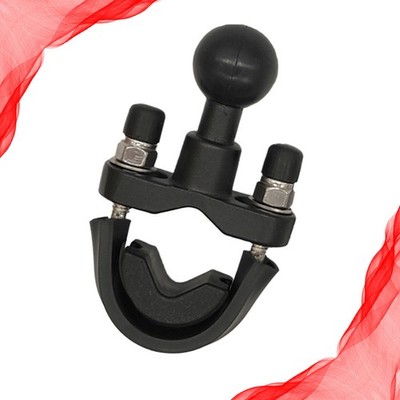 U-förmiger Lenker Feste Motorrad-Handy-Unterstützung Handyhalter Schwarz