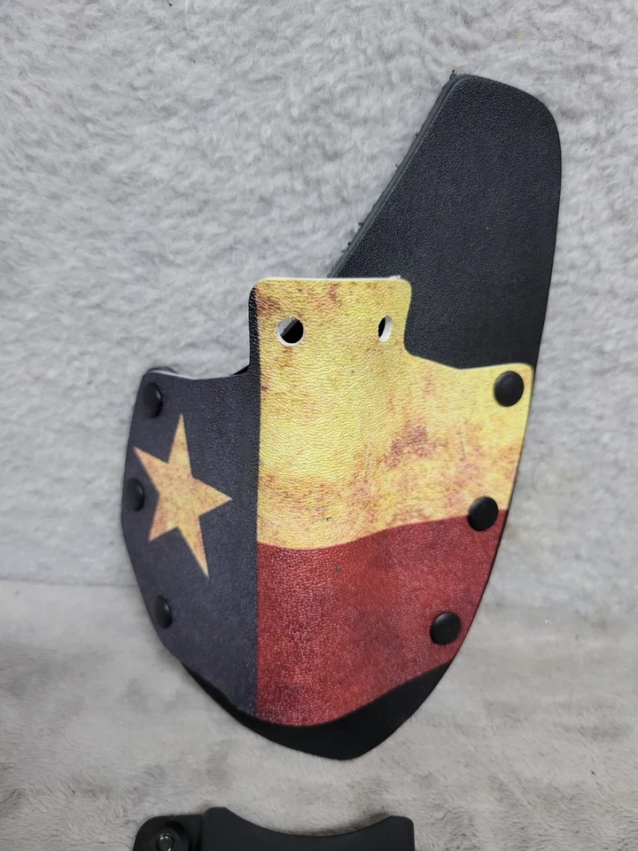 Funda Bullseye IWB Oculta Diestro Pistola de Calor Moldeada Mediana Bandera de Texas Foto 2 de 4