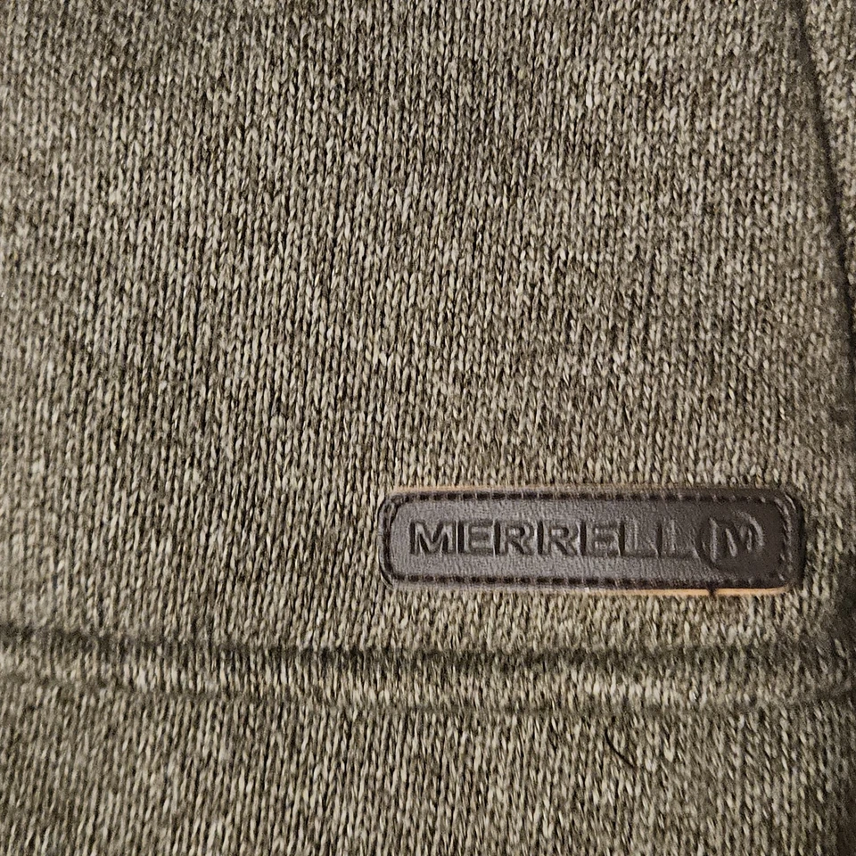 Merrell Jacket Hoodie Mens Extra Large Green Zip Up Long Sleeve RN 119414  - Image 4 of 4