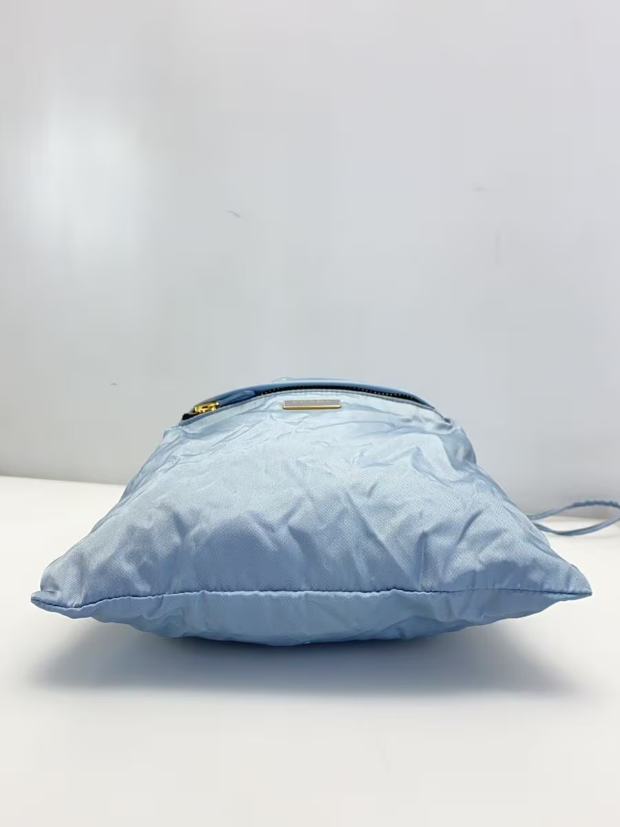 PRADA Packable Drawstring Pouch in Nylon, Blue, S… - image 4
