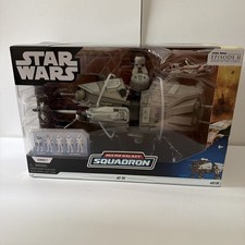 Star Wars The Micro Galaxy Squadron  0130 AT-TE Series 1 W  Mini-Figs And Bike