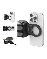 TELESIN Fun Shot Magnetic Phone Camera DSLR Style Shutter Grip for Black