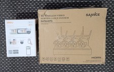 Sannce Wired/Wireless 3 Security Cameras, NVR and 2TB HDD + Imou Cruiser SE+ Cam