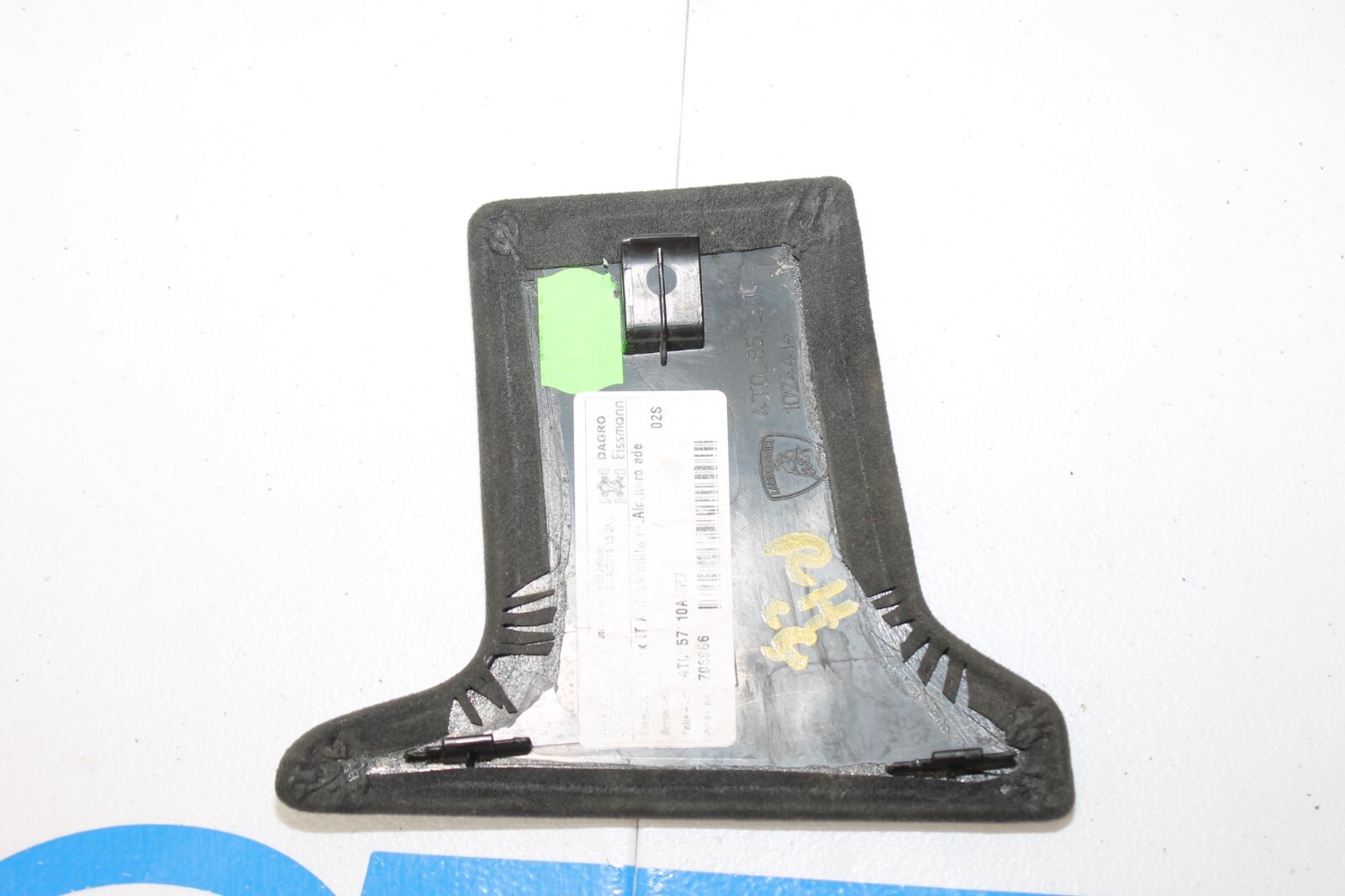 15-20 LAMBORGHINI HURACAN RH RIGHT PASSENGER SMALL CENTER CONSOLE TRIM 4T0857110