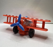 Vintage Toy Fighter Airplane Bi-Plane N-5577 SPAD-SXIII WW1 Tin  Plastic Japan