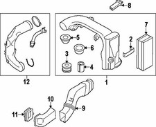 Details about / BMW Genuine Air Filter Element N57 Diesel Engine 13718518111
