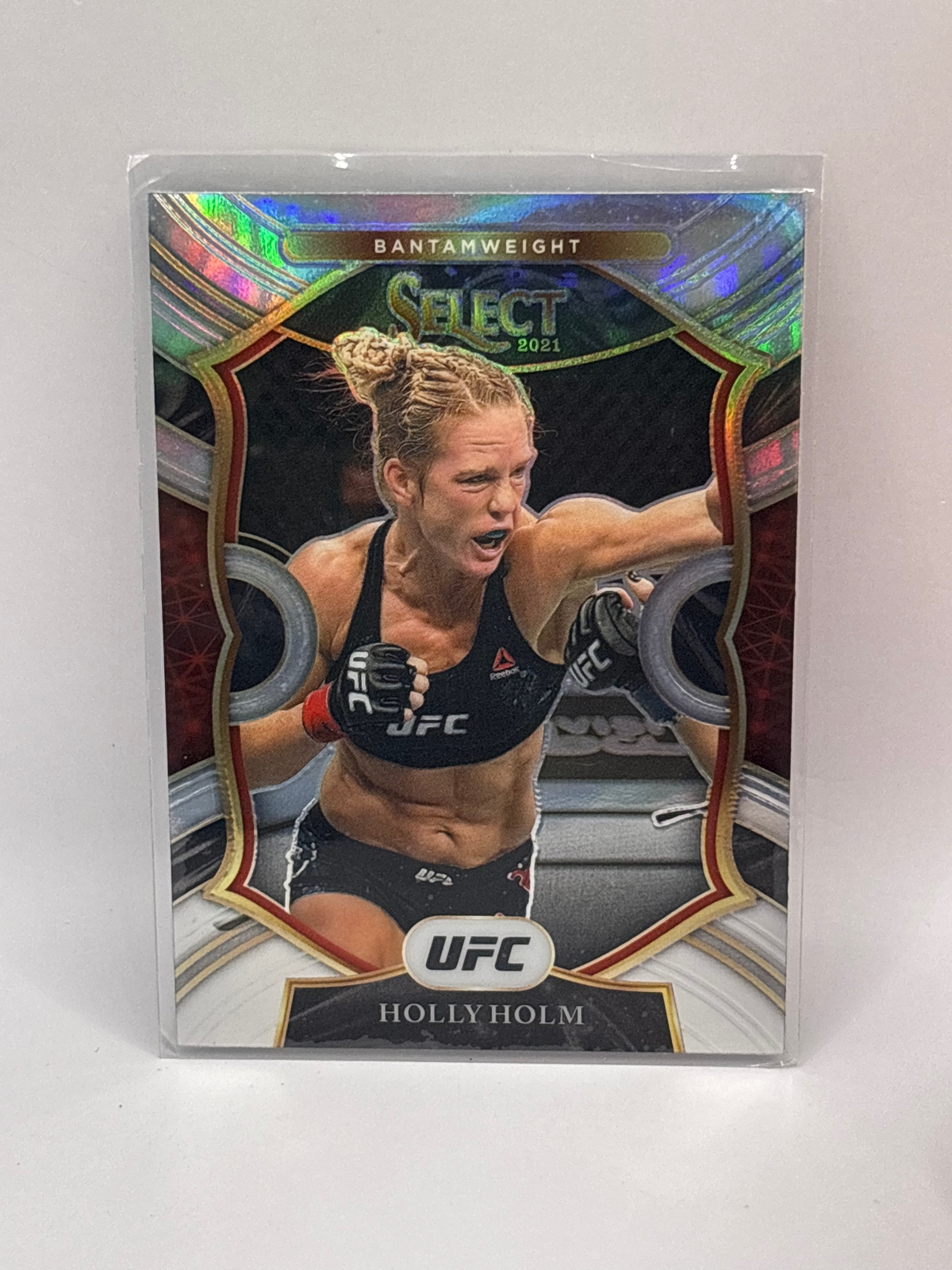 2021 Panini Select UFC Holly Holm Silver Prizms #54 Concourse Prizm
