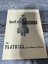 DEATH OF A SALESMAN, PLAYBILL,  MOROSCO THEATRE,  SEPTEMBER 1949
