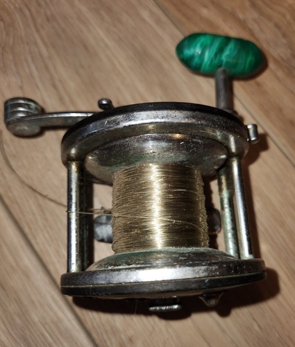 Vintage PENN Long Beach 60 Fishing Reel Green Handle 30-60 Ocean Sea Fish - Picture 3 of 7