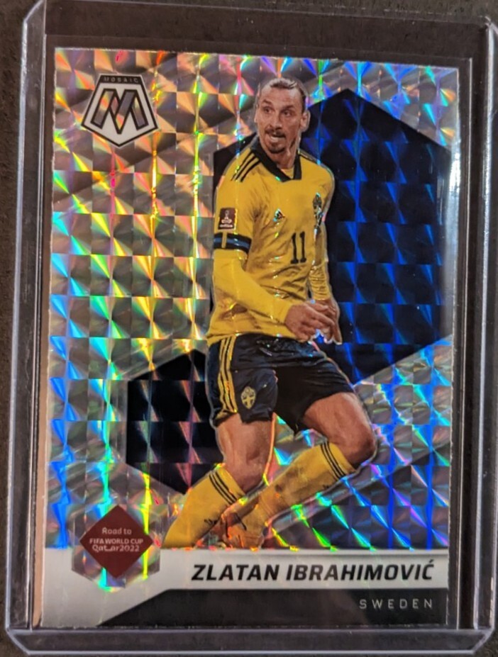 Zlatan Ibrahimovic 2022 Mosaic Road To World Cup Prizm Silver Sweden #90