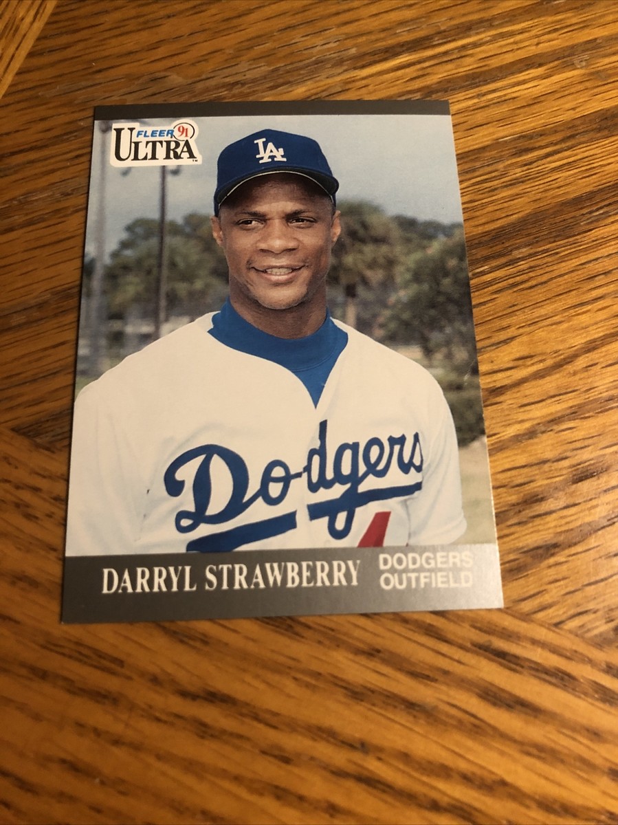 1991 Ultra #171 Darryl Strawberry Los Angeles Dodgers Baseball