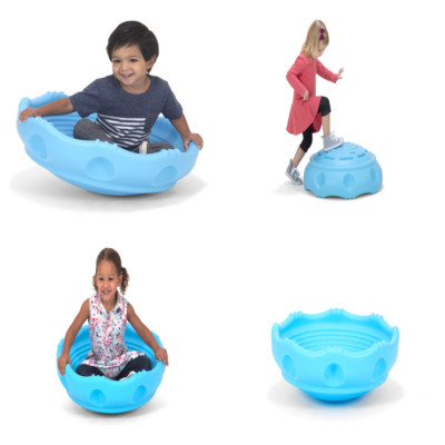 Kids Rock Around Wobble Disk, Fun Safe Adventure 360 degree spin 2-5 Yrs Toddler
