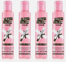 Image of 4x Crazy Color Semi Permanent Hair Dye Silver - 100ml