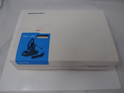 Plantronics Savi W430 Wireless Headset Unused SEE NOTES