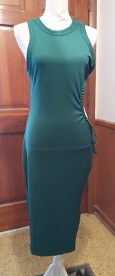Amazon Essentials Size L (I Think Med more Comfortable) Forest Grn Dress 43'' L