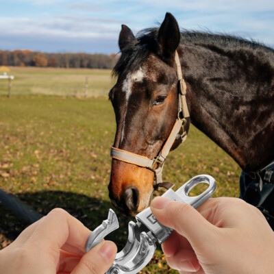 Crochets à Dégagement Rapide Pour Rênes De Cheval - Lot De Clips à Ressort, œil Pivotant - NEUF